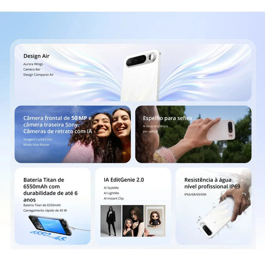 Smartphone Celular Realme 16 5g 256gb 12gb Ram