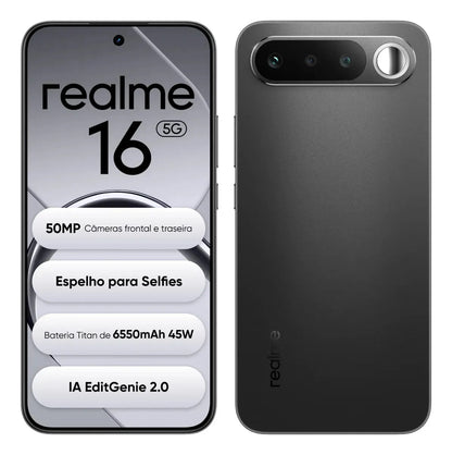 Smartphone Celular Realme 16 5g 256gb 12gb Ram