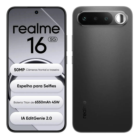 Smartphone Celular Realme 16 5g 256gb 12gb Ram