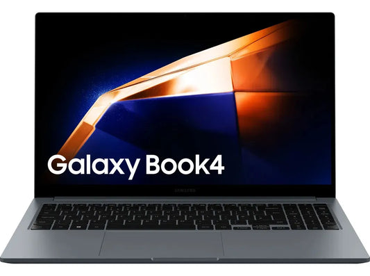 otebook Samsung Galaxy Book4 Intel® U300 (1.20 Ghz, até 4.4GHz, 8 MB L3 Cache), Windows 11 Home, 8GB, 256GB SSD, UHD Graphics, 15.6'' Full HD LED, 1.55kg