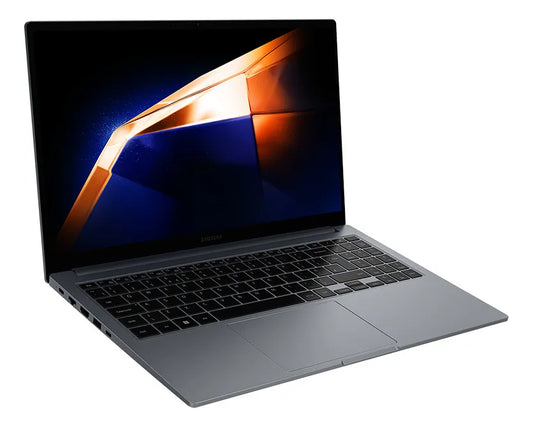 otebook Samsung Galaxy Book4 Intel® U300 (1.20 Ghz, até 4.4GHz, 8 MB L3 Cache), Windows 11 Home, 8GB, 256GB SSD, UHD Graphics, 15.6'' Full HD LED, 1.55kg